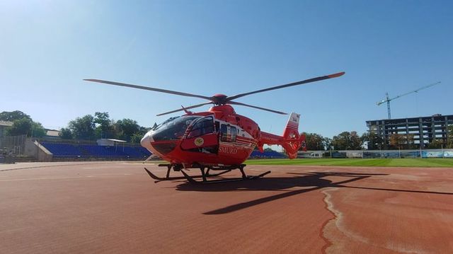 Un bărbat de 32 de ani, din Comrat, adus cu elicopterul la Institutul de Medicină Urgentă din Chișinău