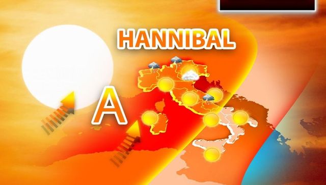 Anticiclone africano Hannibal domina nel weekend, il meteo