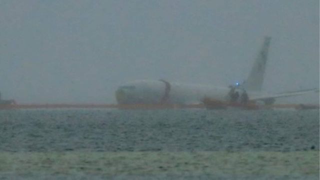 US Navy plane overshoots runway, lands in Hawaii bay, narrow escape for 9 aboard
