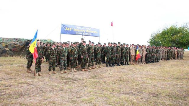 Un contingent al Armatei Naționale se află la centrul de instruire Babadag din România