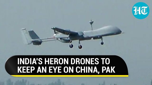 India Gets More Firepower Against Pakistan, China With Heron Mark-2 Drone Deployment