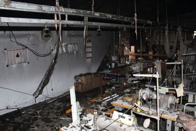 Incendiu devastator la Bălți, la o fabrică de croitorie