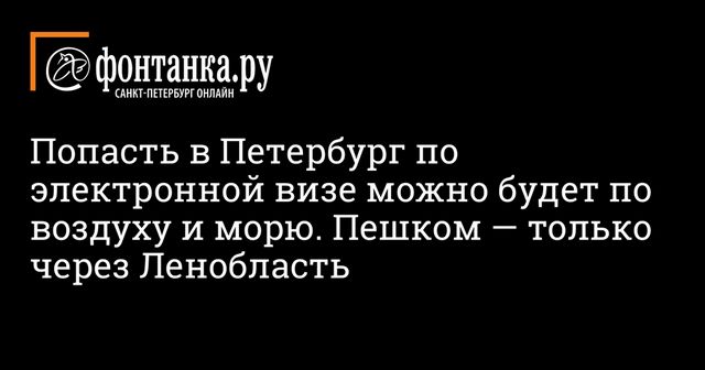 Мишустин утвердил перечень пунктов для въезда по электронной визе