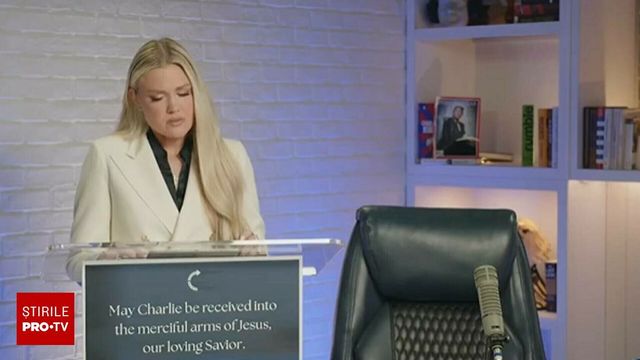 Erika Kirk, discurs emoționant după ce soțul ei a fost asasinat: Vocea acestei văduve va răsuna în toată lumea