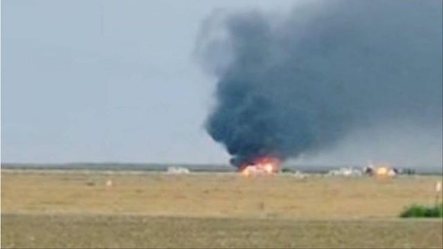 Jet Crashes Near Naval Air Station Lemoore, California; Pilot Status Unknown