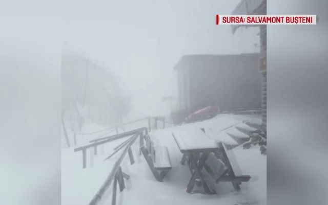 La Bâlea Lac, cel mai gros strat de zăpadă din țară