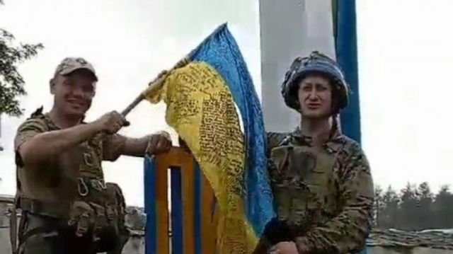 Militarii ucraineni au intrat în orașul strategic Liman din regiunea Donețk