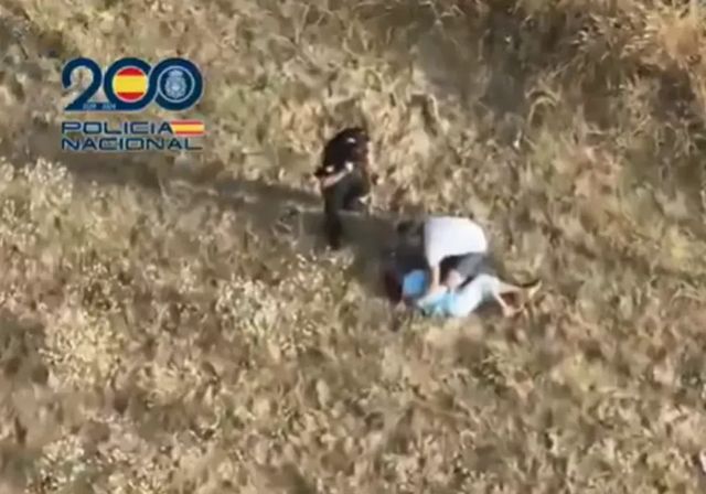 Un dron localiza a una pareja de personas mayores con Alzheimer en Madrid