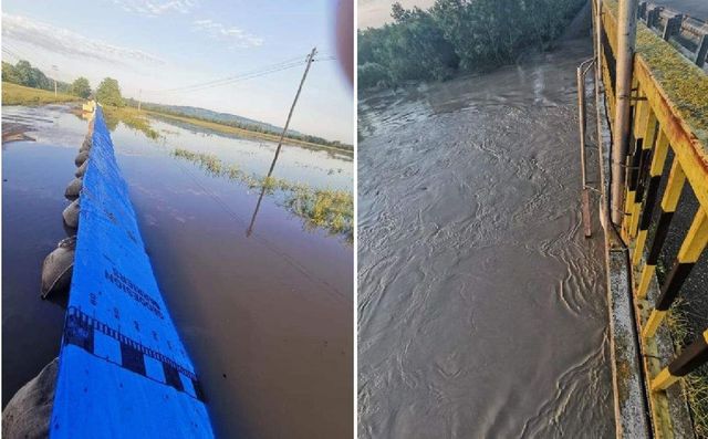 Botoșani: Cod roșu de inundații până duminică, pe râul Prut