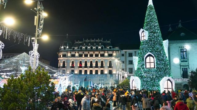 Târgul de Crăciun din Craiova, al doilea cel mai frumos târg din Europa