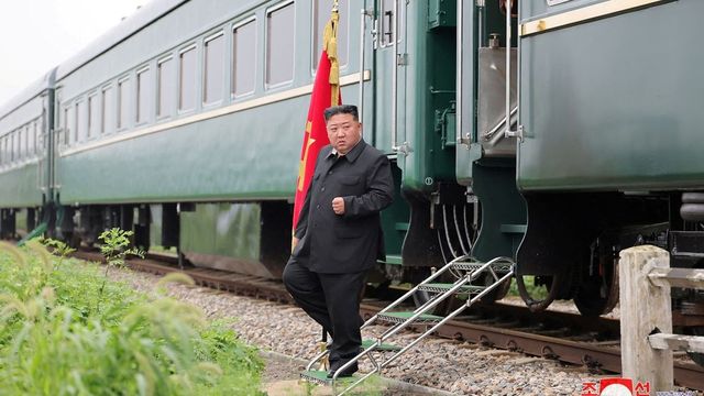 North Korean leader takes train to China for military parade, Yonhap says