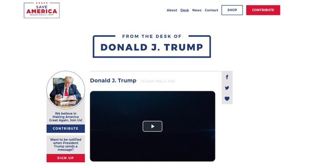 Donald Trump și-a lansat propria platformă de comunicare online