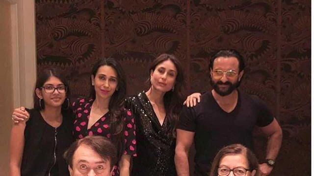 Kareena, Karisma Kapoor And Saif Ali Khan Celebrate Randhir Kapoor’s Birthday