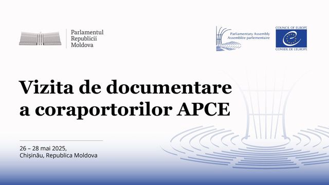 Coraportorii Adunării Parlamentare a Consiliului Europei efectuează o vizită de documentare în Republica Moldova