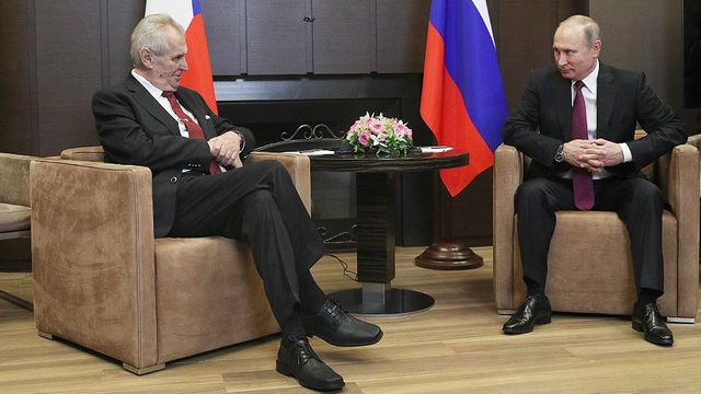 Земан назвал Путина сильным политиком