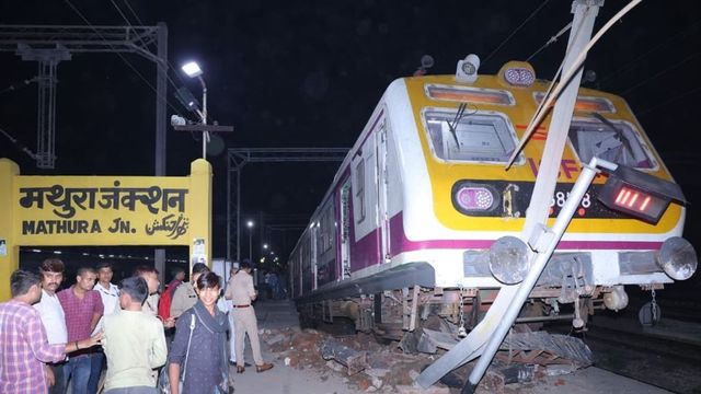 Train Climbs Platform At Mathura Station In Uttar Pradesh, Probe Ordered