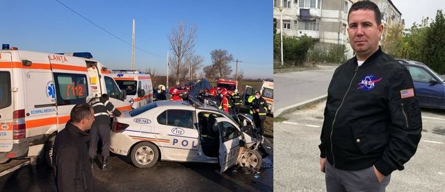Trei morți în mașina zdrobită într-un utilaj de deszăpezire, pe autostrada Sibiu - Deva