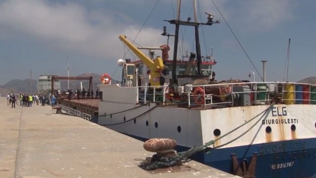 O navă sub pavilionul Republicii Moldova, cu 10 tone de hașiș, reținută în Spania