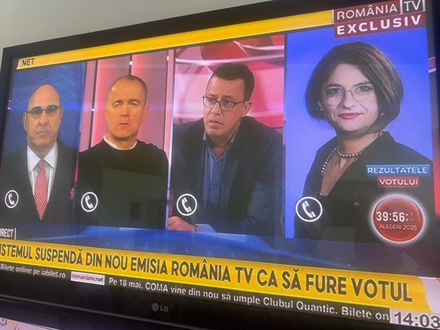 RomâniaTV primește o nouă sancțiune cu suspendarea emisiei pentru 10 minute