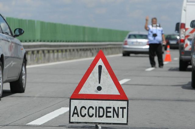 Carambol pe Autostrada Soarelui, pe sensul de mers spre București