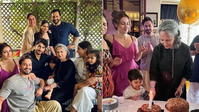 The Pataudi Clan Celebrated Sharmila Tagore's Birthday In Chic Casuals