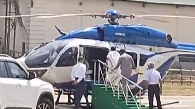 West Bengal CM Mamata Banerjee falls while boarding helicopter, injured