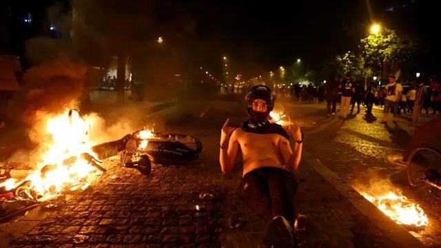 Más de 130 detenidos en París por incidentes antes y después de la final de Champions