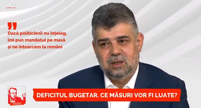 Ciucă: Nu se pune problema ca Marcel Ciolacu să negocieze cu mandatul pe masă