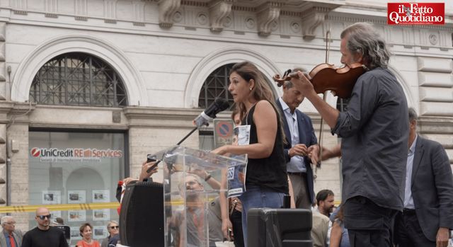 Giornalisti in piazza a Roma per i colleghi uccisi a Gaza