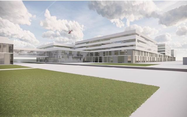 Cum va arata Spitalul Regional din Craiova, cu 19 sali de operatie si heliport