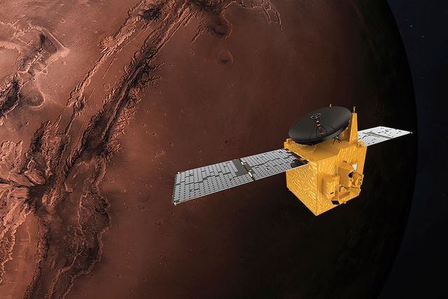 Una sonda degli Emirati Arabi è entrata nell’orbita di Marte