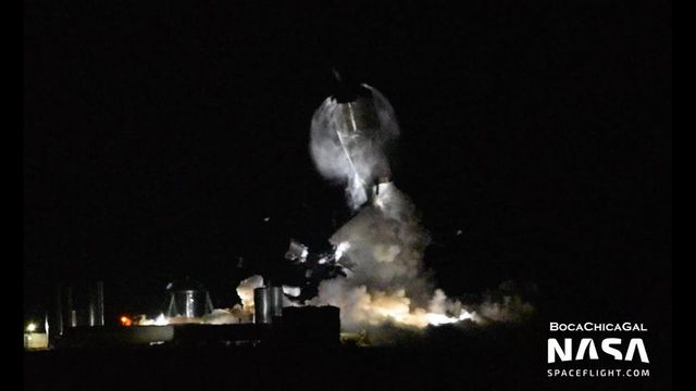 Прототип корабля Starship компании SpaceX взорвался в ходе испытаний