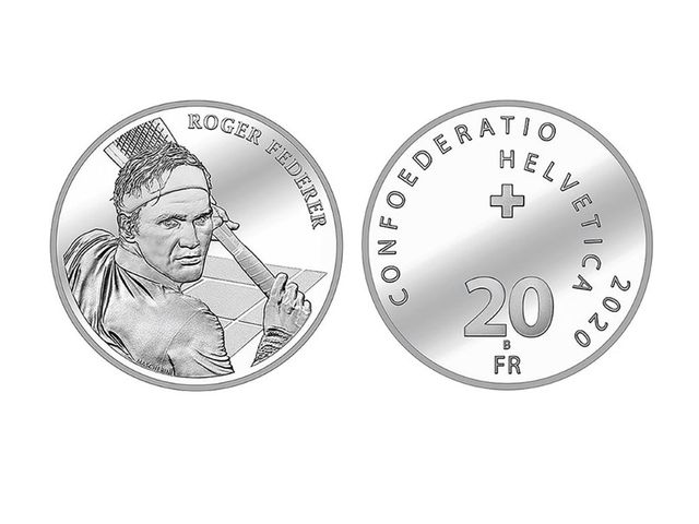 In a first, Federer's face to go on Swiss coin