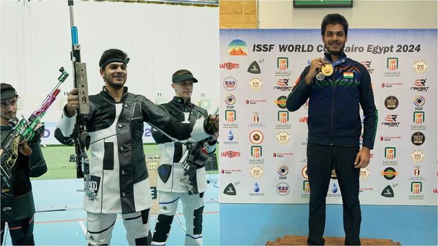 Divyansh Singh Panwar breaks 10m air rifle world record to win ISSF World Cup gold