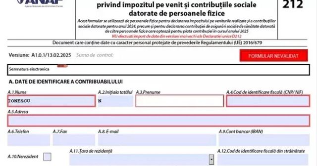 Declarația unică are termen de depunere 26 mai. Instrucțiuni de completare. Cine trebuie să o depună