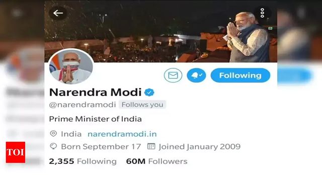 PM Modi Crosses 6 Crore Followers On Twitter