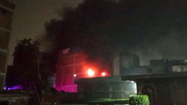 3 Dead, Many Injured In Fire Near Rithala Metro Station In Delhi