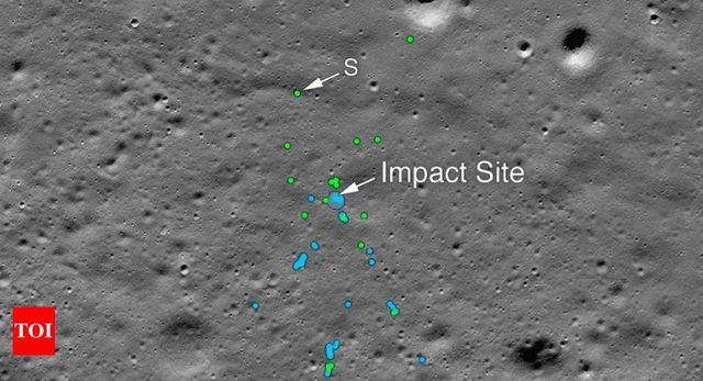Nasa camera spots Chandrayaan-2 lander Vikram's debris on Moon