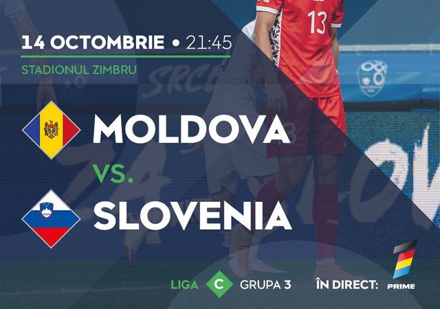 Naționala Moldovei a fost învinsă de Slovenia