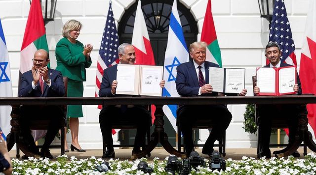 Donald Trump presides as Israel, 2 Arab states sign historic pacts