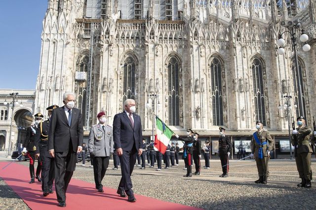 Mattarella arrivato a Milano incontra Steinmeier
