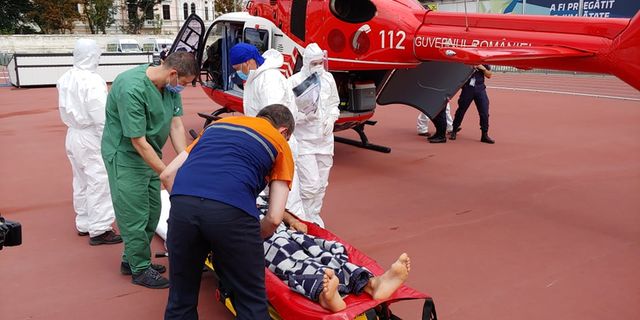 Мужчина в тяжелом состоянии доставлен из Кагула в Кишинев на вертолете SMURD