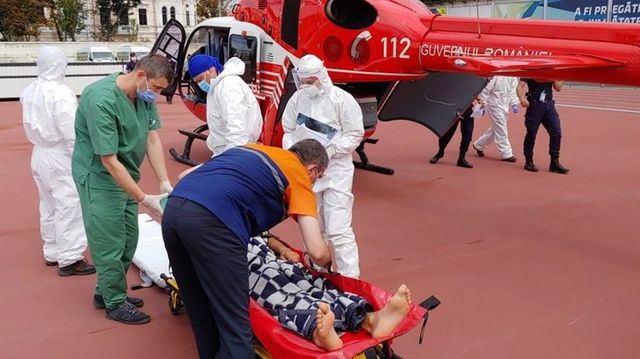 Un elicopter SMURD Iași a transportat de la Cahul la Chișinău un pacient care nevoie de îngrijiri medicale urgente