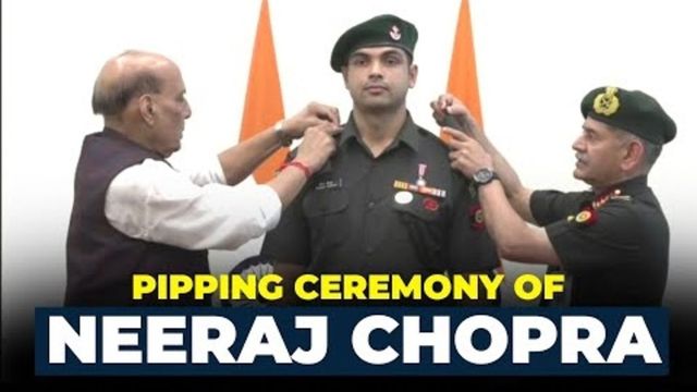 Star javelin thrower Neeraj Chopra conferred rank of Lieutenant Colonel