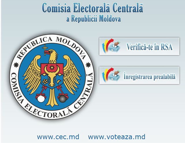 Cetățenii de peste hotare sau stânga Nistrului se pot înregistra prealabil pentru alegerile prezidențiale
