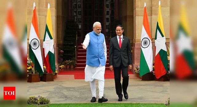 India Signs 10 Agreements With Myanmar