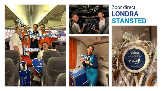 FLYONE lansează curse pe aeroportul Londra Stansted