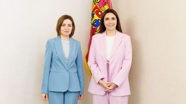 Maia Sandu s-a întâlnit cu viceministra pentru afaceri europene a Ciprului, Marilena Raouna
