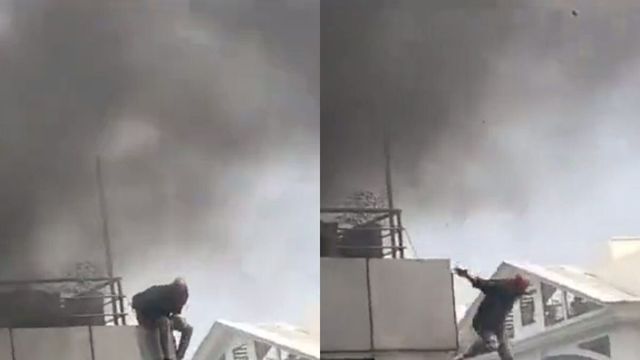 Fire in Mudpipe cafe in Bengaluru, employee jumps out of building