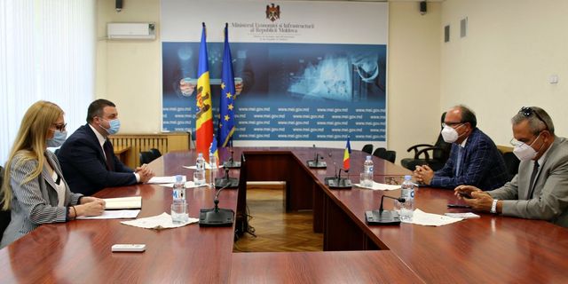 Ambasadorul Daniel Ioniță a avut o întrevedere cu ministrul Economiei, Sergiu Raileanu